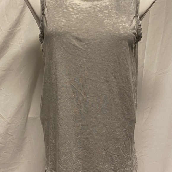 Chaser Grey Burn-Out Tank Top M - Picture 4 of 5